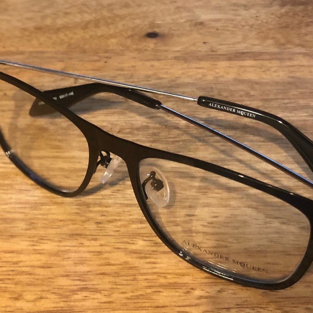 Alexander McQueen Black Frames NEVER WORN